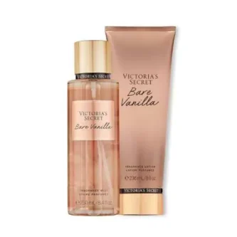 Victoria´s Secret Kit Body Splash + Creme Hidratante Bare Vanilla 250ml +236ml