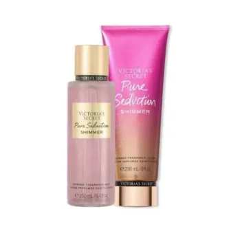 Victoria´s Secret Kit Body Splash + Creme Hidratante Pure Seduction SHIMMER 250ml +236ml