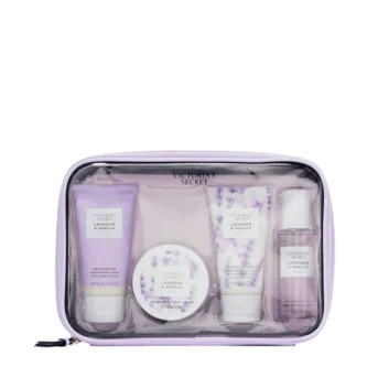 Kit Victoria´s Loção Hidratante 75g, Body Splash 75g, Esfoliante 85g e Creme de Banho 75g LAVANDER & VANILLA RELAX