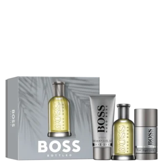 Kit Hugo Boss Bottled Eau de Toilette Perfume 100 ml + Desodorante 75 ml + Gel de Banho 100ml