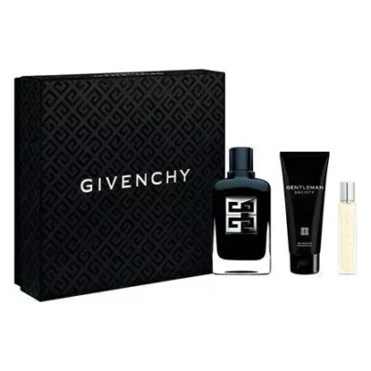 kit Givenchy Gentleman Society Perfume Eau de Parfum 100ml + Gel de Banho 75ml + 1 Eau de Parfum Travel 12,5ml