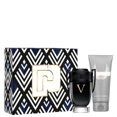 Kit Invictus Victory Perfume 50ml + Shampoo 100ml Paco Rabanne