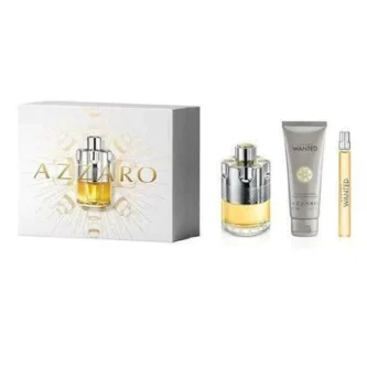 Kit Wanted Azzaro Masculino Eau de Toilette 100ml + 10ml + Shampoo para Corpo e Cabelo 75ml