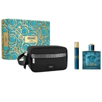 Kit Perfume Versace Eros Eau de Toilette 100mL + 10mL + Necessarie