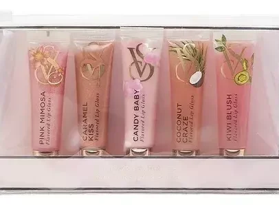 Kit 5 Lip Gloss Flavor Saveurs Favorites - Victoria's Secret