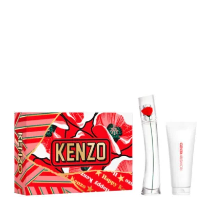 Kit FLOWER BY KENZO Eau de Parfum Perfume 30ml + Body Lotion 75ml