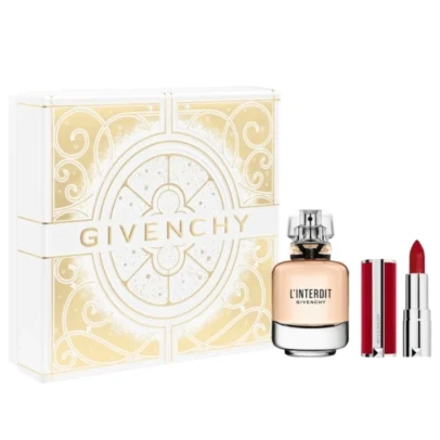 kit Givenchy L'Interdit Eau de Parfum 80ml + Le Rouge Deep Velvet N 37 Givenchy
