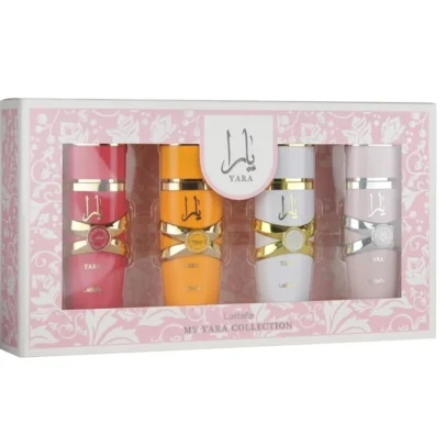 My Yara Collection Lattafa Eau de Parfum Yara 25ml +Yara Moi 25ml Yara Tous 25ml Yara Candy 25ml