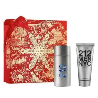Kit 212 Men Nyc Carolina Herrera Perfume Eau de Toilette 100ml + Gel Pós-Barba 100ml