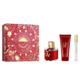 Kit Perfume CH Eau de Toilette 100ml + Loção Corporal 100ml+ Travel Size 10ml Carolina Herrera
