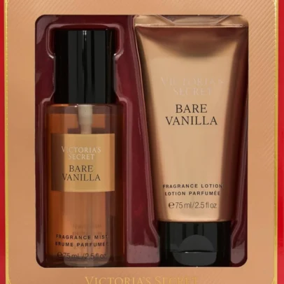 Kit Victoria's Secret Bare Vanilla Body Mist 75ml + Loção 75ml Hidratante