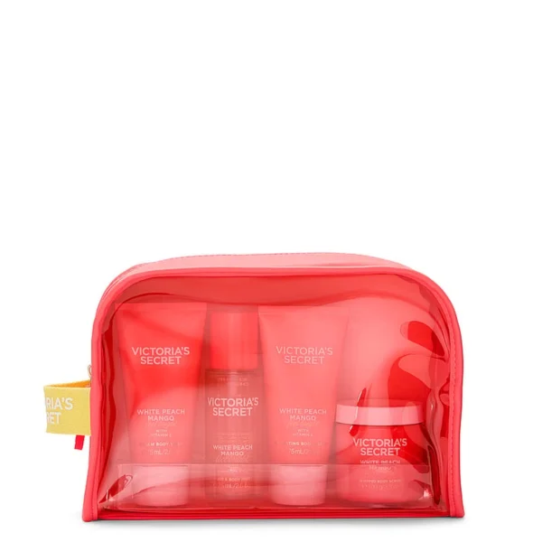 Kit White Peach Mango Victoria's Secret 4 Peças com Necessaire
